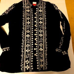 Chico’s Sz2 COTTON Shirt